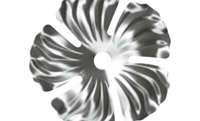 Элемент декоративный штампованный, цветок 14.023.02-Т
