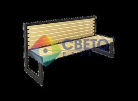 Скамья GoodsMetall в стиле ЛОФТ 1800х500х900 - ЛС51