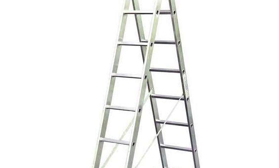 Двухсекционная расставная лестница KRAUSE Stabilo 2x9 ступеней