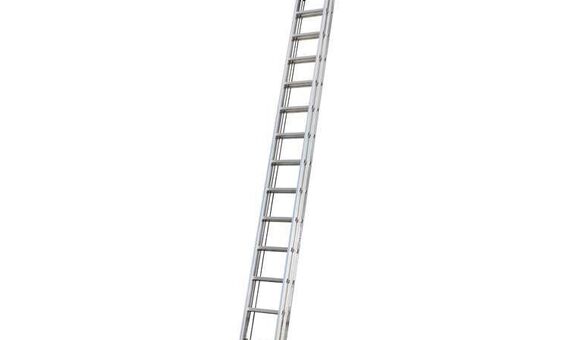 Двухсекционная лестница выдвигаемая тросом KRAUSE Stabilo 2x15 ступеней