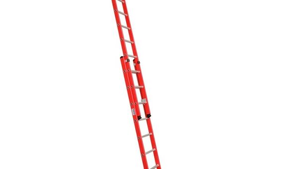 Раздвижная диэлектрическая лестница KRAUSE 2x8 ступеней