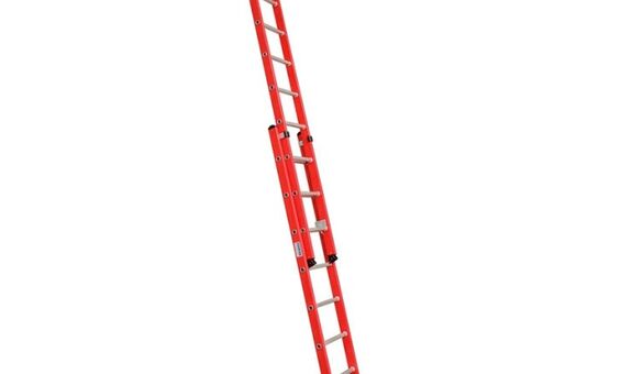 Раздвижная диэлектрическая лестница KRAUSE 2x16 ступеней
