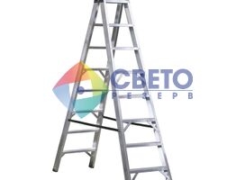 Двухсторонняя стремянка VIRASTAR EVEREST PRO 2x8 ступени