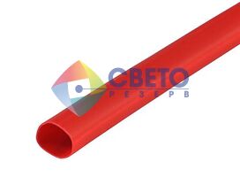 Термоусадочная трубка Светоприбор 1 мм 1 м Красный